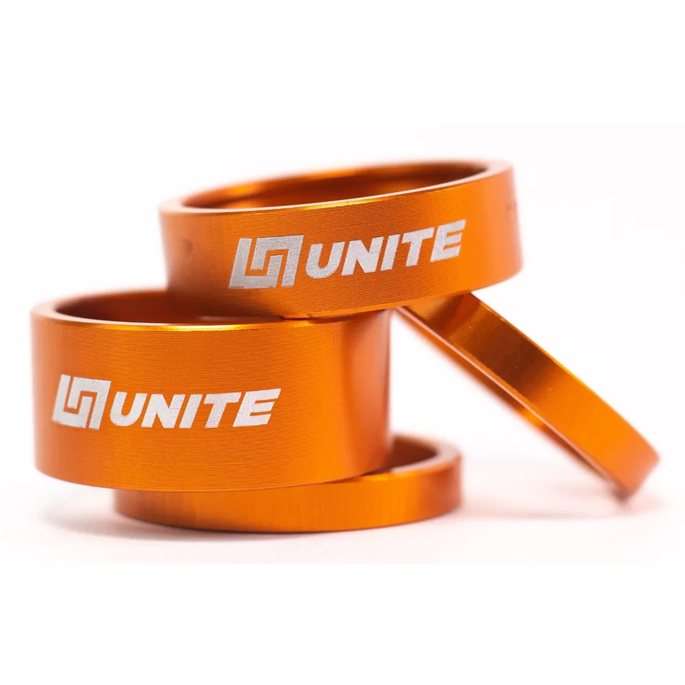 Unite Unite Headset Spacers 1-1/8in Orange